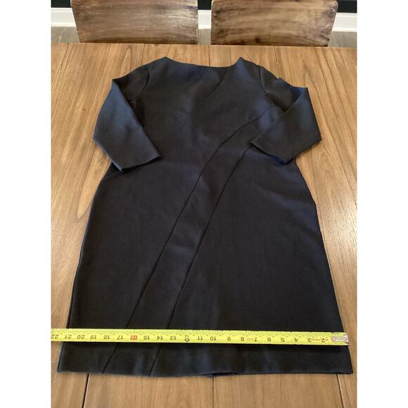 Doncaster Black Mini Shift Dress 3/4 Sleeve Formal Business Office Classic 14 - Picture 15 of 16